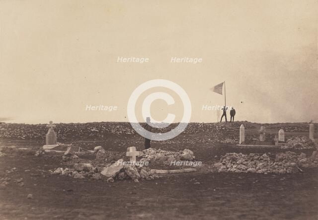 Cemetery, Cathcart's Hill, 1855, printed 1856. Creator: Roger Fenton.
