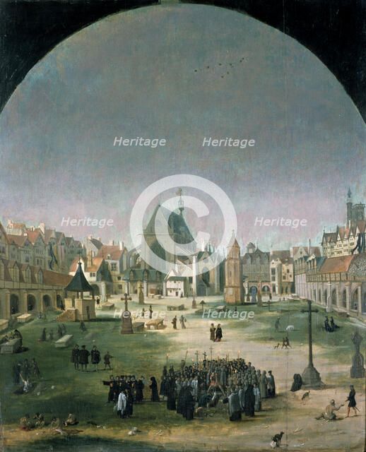 'Cemetery and Church of the Innocents'. Artist: Unknown