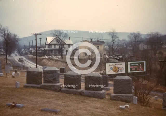 Cemetery at edge of Romney, West Va., 1942. Creator: John Vachon.