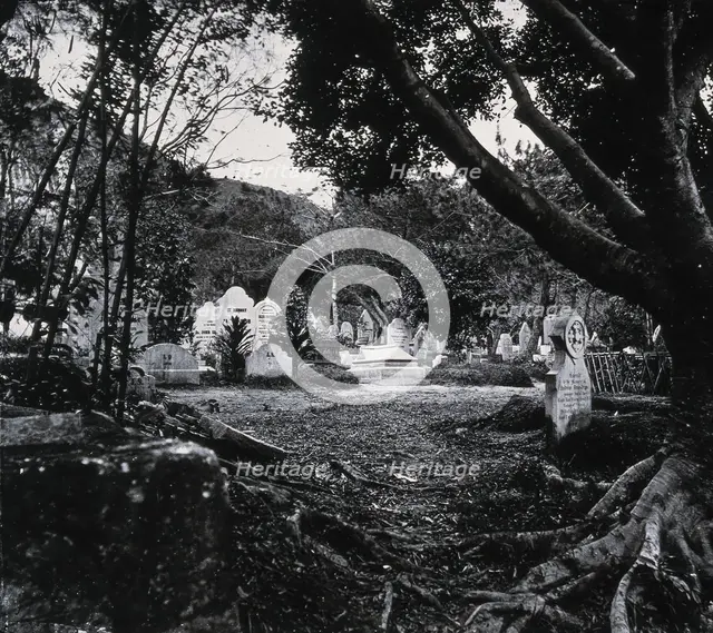 Cemetery, Happy Valley, Hong Kong,  1981 (from a negative of 1868/1871). Creator: John Thomson.