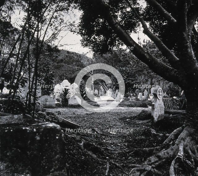 Cemetery, Happy Valley, Hong Kong,  1981 (from a negative of 1868/1871). Creator: John Thomson.
