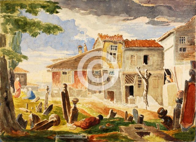 Cemetery in Pera, n.d. Creator: Miner Kilbourne Kellogg.