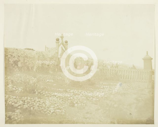 Cemetery on Cathcart's Hill, 1855. Creator: James Robertson.