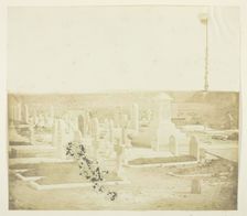 Cemetery on Cathcart's Hill, 1855. Creator: James Robertson