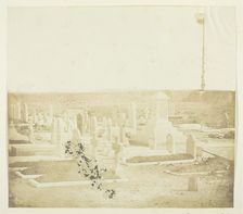 Cemetery on Cathcart's Hill, 1855. Creator: James Robertson