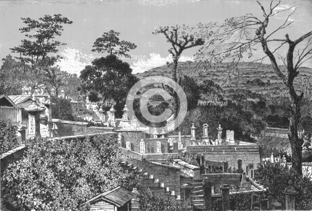'Cemetery of Nagasaki; A European Sojourn in Japan', 1875. Creator: Unknown.