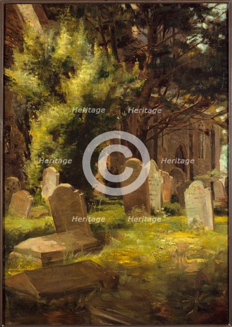 Cemetery of Saint-Pierre-de-Montmartre, around 1870, current 18th arrondissement, c1865-1875. Creator: Unknown.