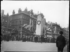 Cenotaph, Whitehall, Westminster, City of Westminster, London, 1919. Creator: Katherine Jean Macfee