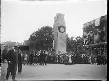 Cenotaph, Whitehall, Westminster, City of Westminster, London, 1919. Creator: Katherine Jean Macfee