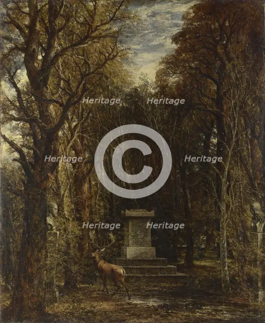 Cenotaph to the Memory of Sir Joshua Reynolds, 1833-1835. Artist: Constable, John (1776-1837)