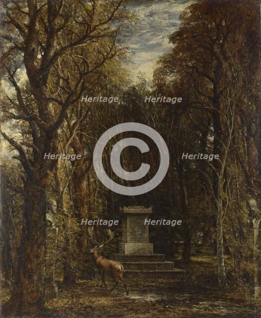 Cenotaph to the Memory of Sir Joshua Reynolds, 1833-1835. Artist: Constable, John (1776-1837)