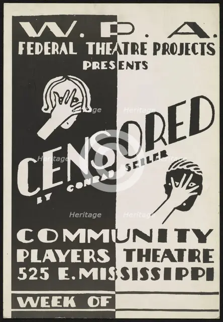 Censored, [193-]. Creator: Unknown.