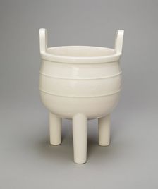 Censer in the Form of an Ancient Bronze Tripod Cauldron (ding), Qing dynasty (1644-1911). Creator: Unknown