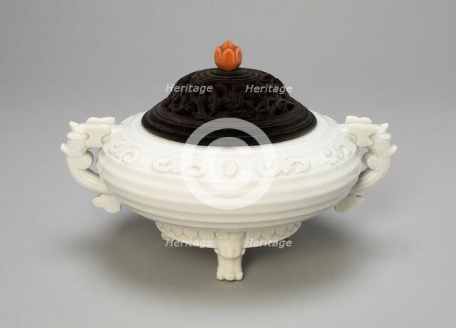 Censer in the Form of Ancient Bronze Tureen (gui), Qing dynasty (1644-1911). Creator: Unknown.