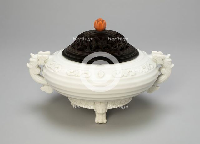 Censer in the Form of Ancient Bronze Tureen (gui), Qing dynasty (1644-1911). Creator: Unknown.