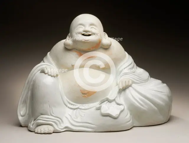 Censer (koro) in the Form of Hotei with His Bag, Late 18th-early 19th century. Creator: Unknown.