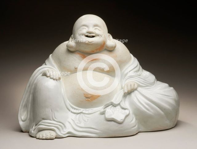 Censer (koro) in the Form of Hotei with His Bag, Late 18th-early 19th century. Creator: Unknown.