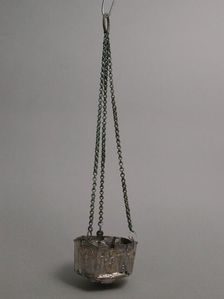 Censer with Six Holy Figures, Byzantine, ca. 582-602. Creator: Unknown