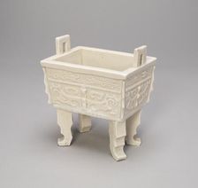 Censur in the Form of an Ancient Bronze Cauldron (fangding), Qing dynasty (1644-1911). Creator: Unknown