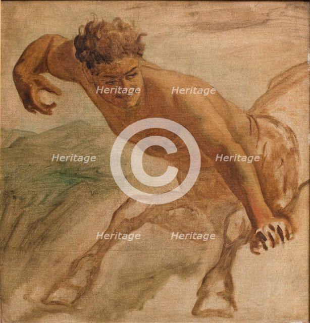 Centaur, 1866. Creator: Ludvig Abelin Schou.