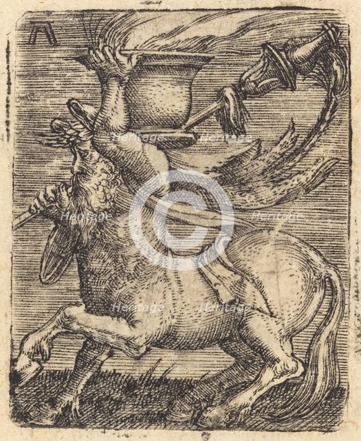 Centaur with a Vase, c. 1515/1525. Creator: Albrecht Altdorfer.