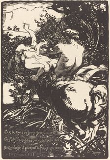 Centaur (Le centaure), 1896. Creator: Auguste Lepere