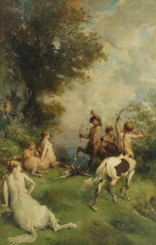 Centaurs, 1868. Creator: Eugene Fromentin