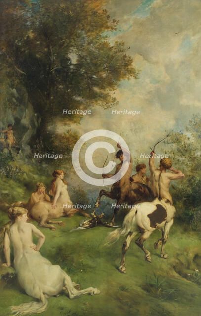 Centaurs, 1868. Creator: Eugene Fromentin.