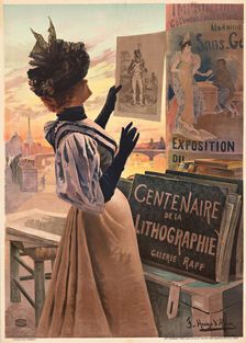 Centenaire de la Lithographie - Galerie Rapp, 1897. Creator: Frederic Hugo d Alesi