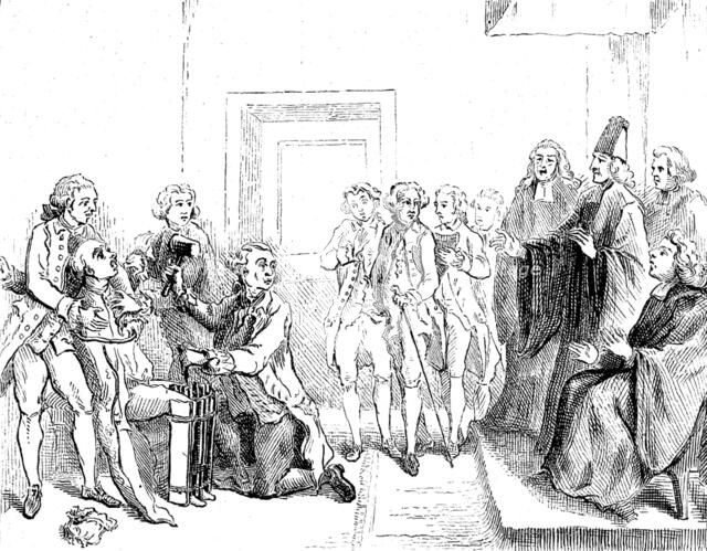Centenary of John Howard, Prison Reformer: the torture of the Boot as applied...in 1777, (1890). Creator: Unknown.