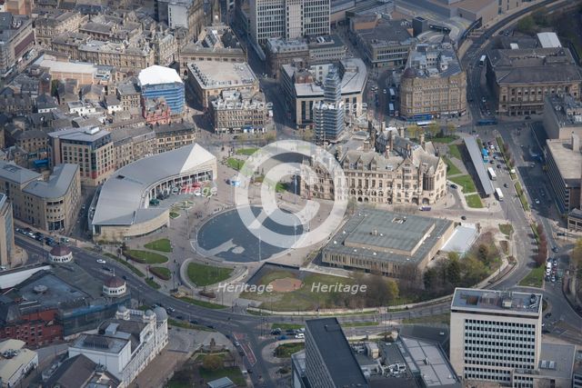 Centenary Square, Bradford, West Yorkshire, 2016. Creator: Dave MacLeod.