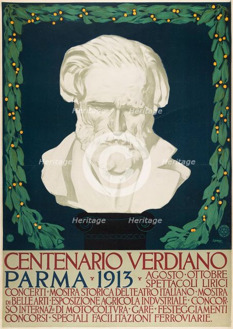 Centenario Verdiano, 1913. Creator: Metlicovitz, Leopoldo (1868-1944).