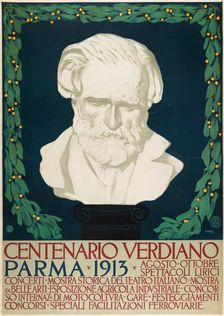 Centenario Verdiano, 1913. Creator: Metlicovitz, Leopoldo (1868-1944)