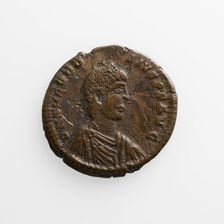 Centenionalis with Theodosius I, A.D. 379-395. Creator: Unknown