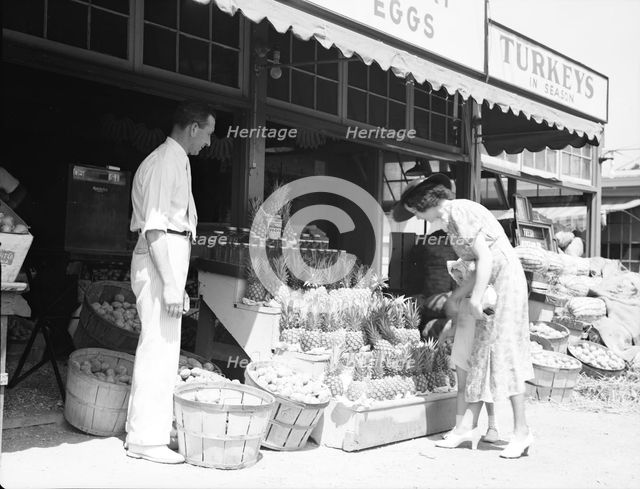 Center Market, Washington, D.C., 1936. Creator: Dorothea Lange.