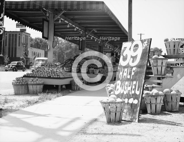 Center Market, Washington, D.C., 1936. Creator: Dorothea Lange.