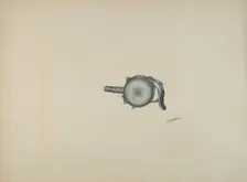 Center Fire Revolver, c. 1941. Creator: Joseph Cannella