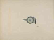 Center Fire Revolver, c. 1941. Creator: Joseph Cannella