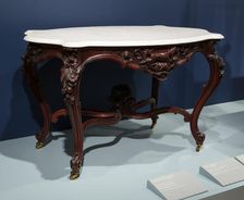 Center Table, 1847/57. Creator: Doe, Hazelton & Company