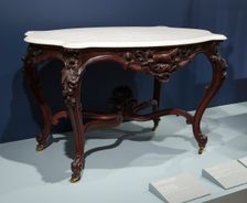 Center Table, 1847/57. Creator: Doe, Hazelton & Company