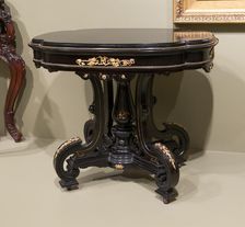 Center Table, 1869. Creators: Edward W. Hutchings, Pierre E. Guerin