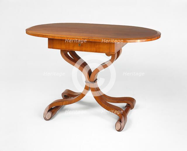 Center Table, Austria, c. 1820. Creators: Josef Danhauser senior, Josef Danhauser junior.