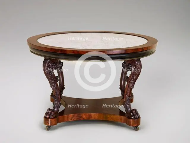 Center table, about 1830. Creator: Unknown.