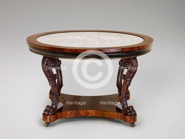 Center table, about 1830. Creator: Unknown.