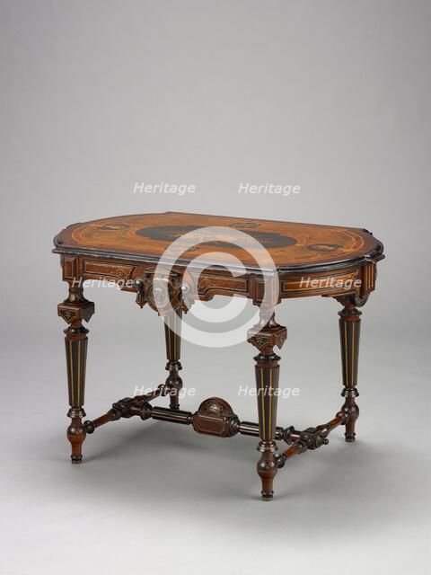 Center table, about 1870. Creator: Unknown.