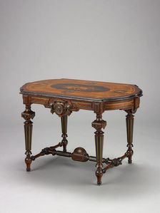 Center table, about 1870. Creator: Unknown