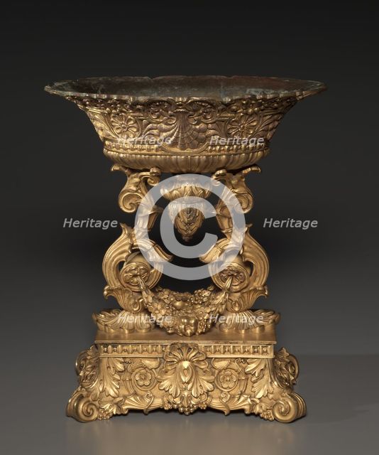 Centerpiece, or Jardinière, c. 1830-1850. Creator: Unknown.