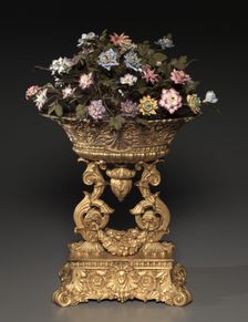 Centerpiece, or Jardinière, c. 1830-1850. Creator: Unknown