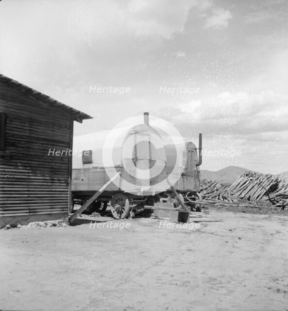 Central Utah dry land adjustment project, forty miles from Tooele, Utah, 1936. Creator: Dorothea Lange.