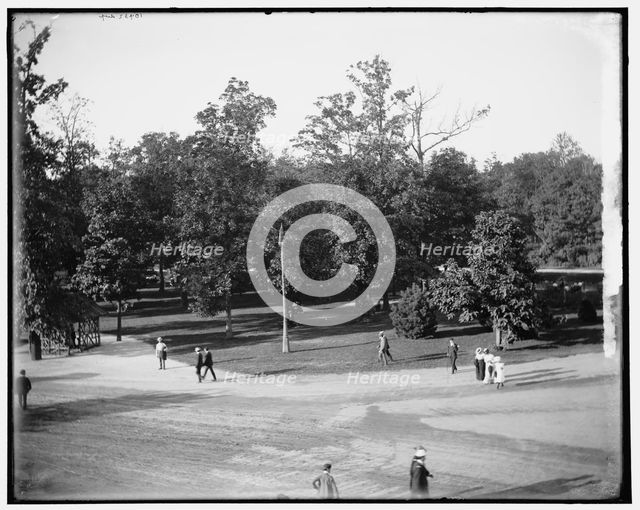 Central Ave., Belle Isle Park, Detroit, between 1890 and 1901. Creator: Unknown.